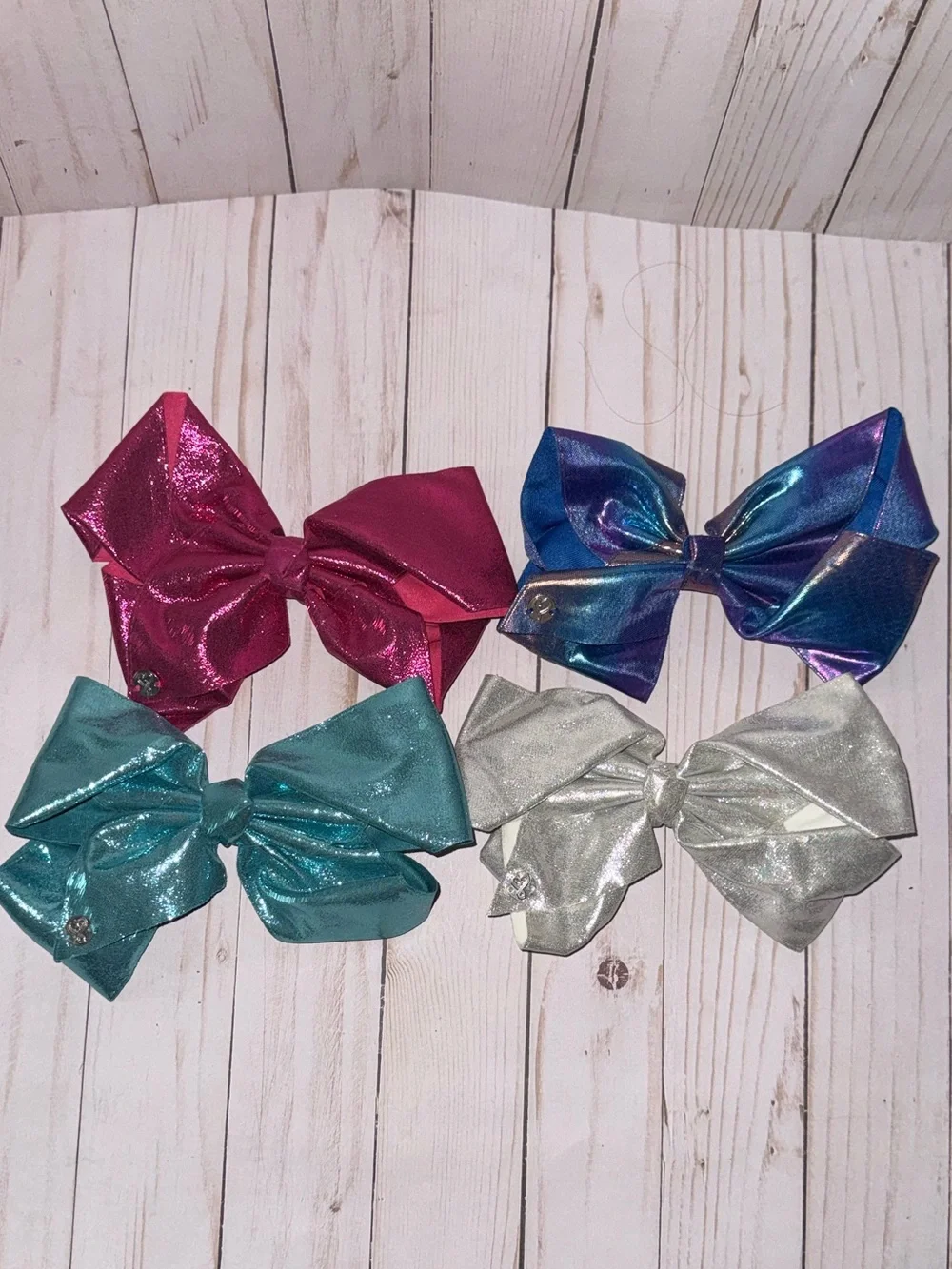 Metallic Jojo Bows